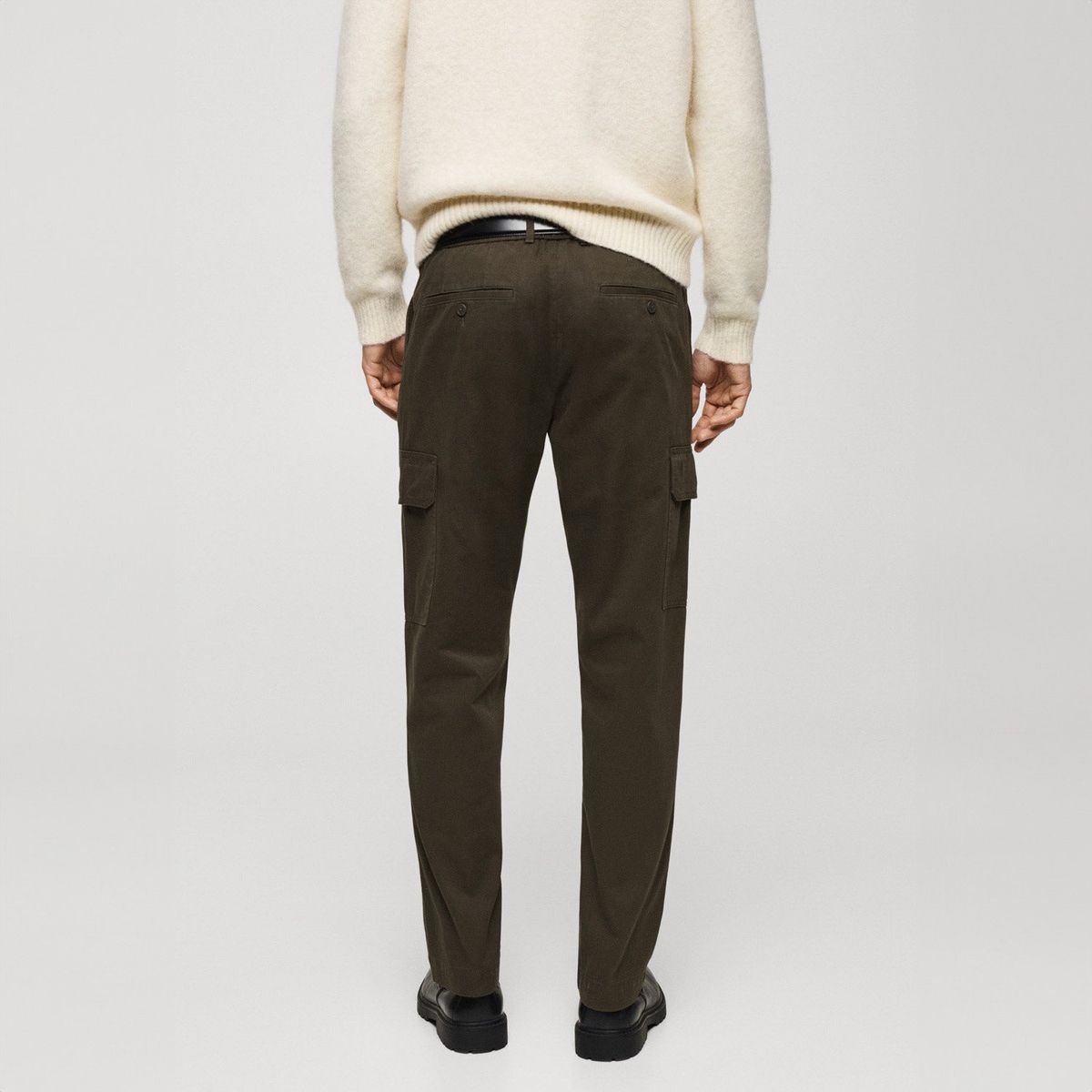 MANGO MAN - Pantalón Cargo Straight Fit Hombre Mango Man