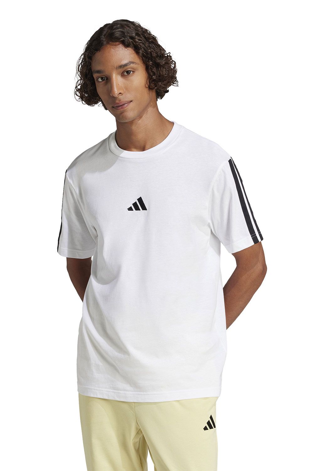 ADIDAS - Polera Manga Corta M 3S Sj T B Hombre Adidas