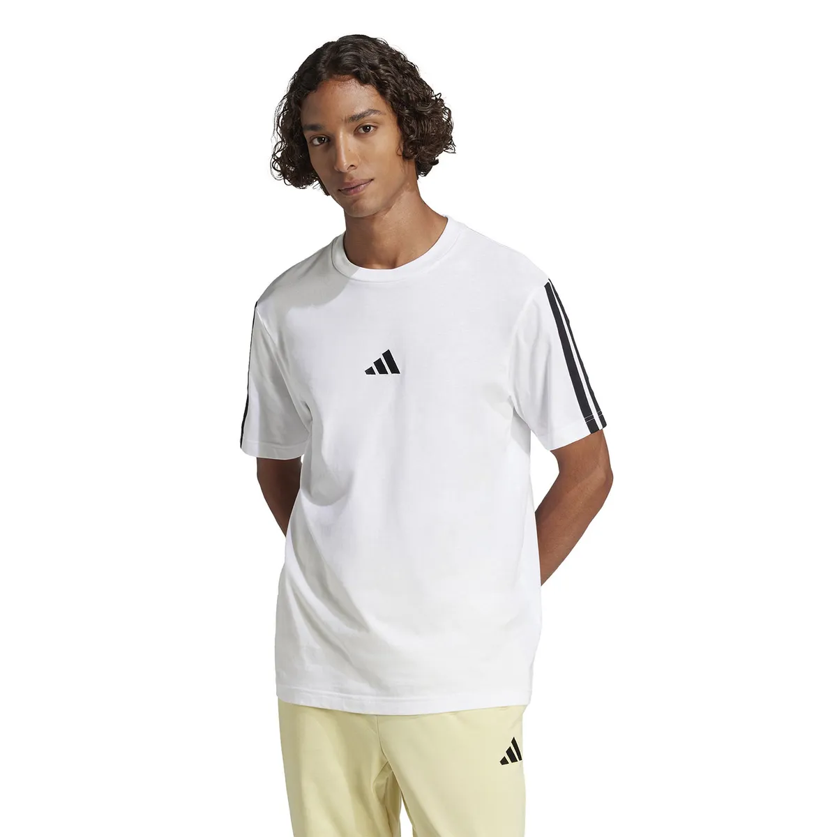 ADIDAS - Polera Manga Corta M 3S Sj T B Hombre Adidas