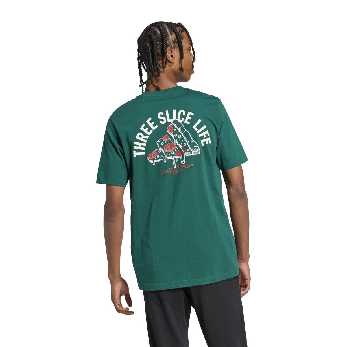 ADIDAS - Polera Manga Corta Pizza Hombre Adidas