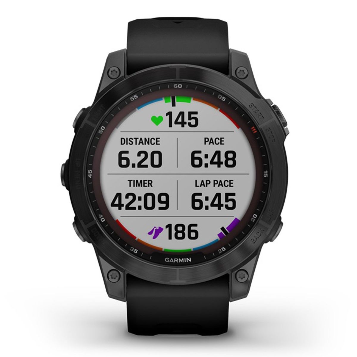 GARMIN - Smartwatch Garmin Fenix 7 Sapphire Solar 47 mm  Negro