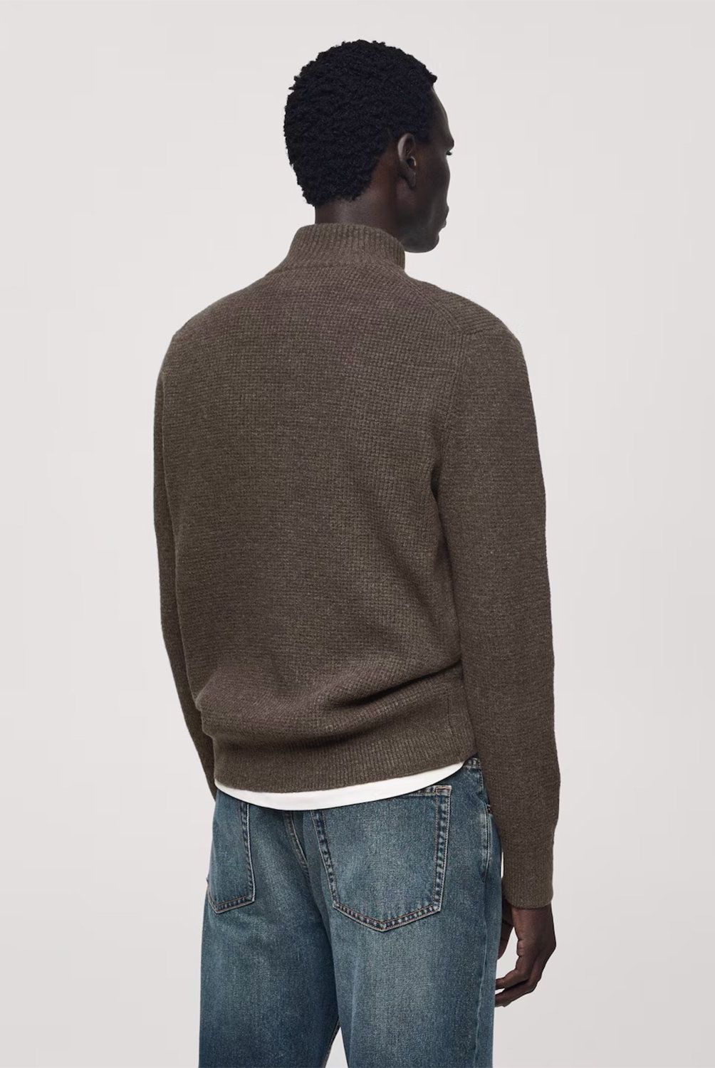 MANGO MAN - Sweater Punto Cuello Perkins Hombre Mango Man