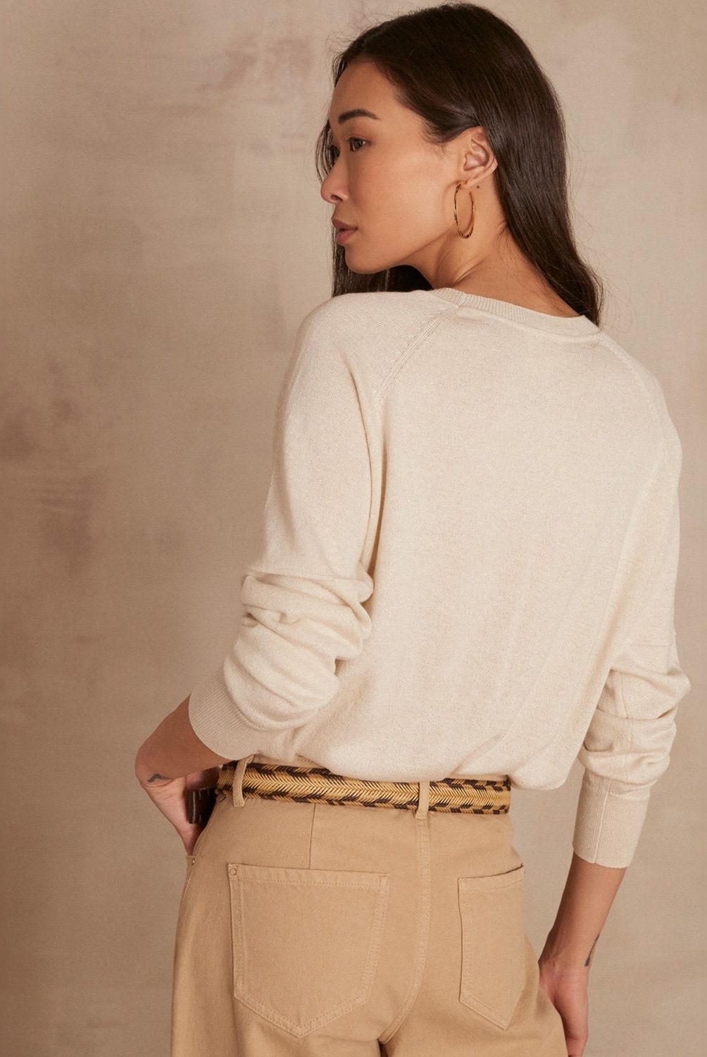MAISON 123 - Sweater Cuello Redondo  Mujer Maison 123