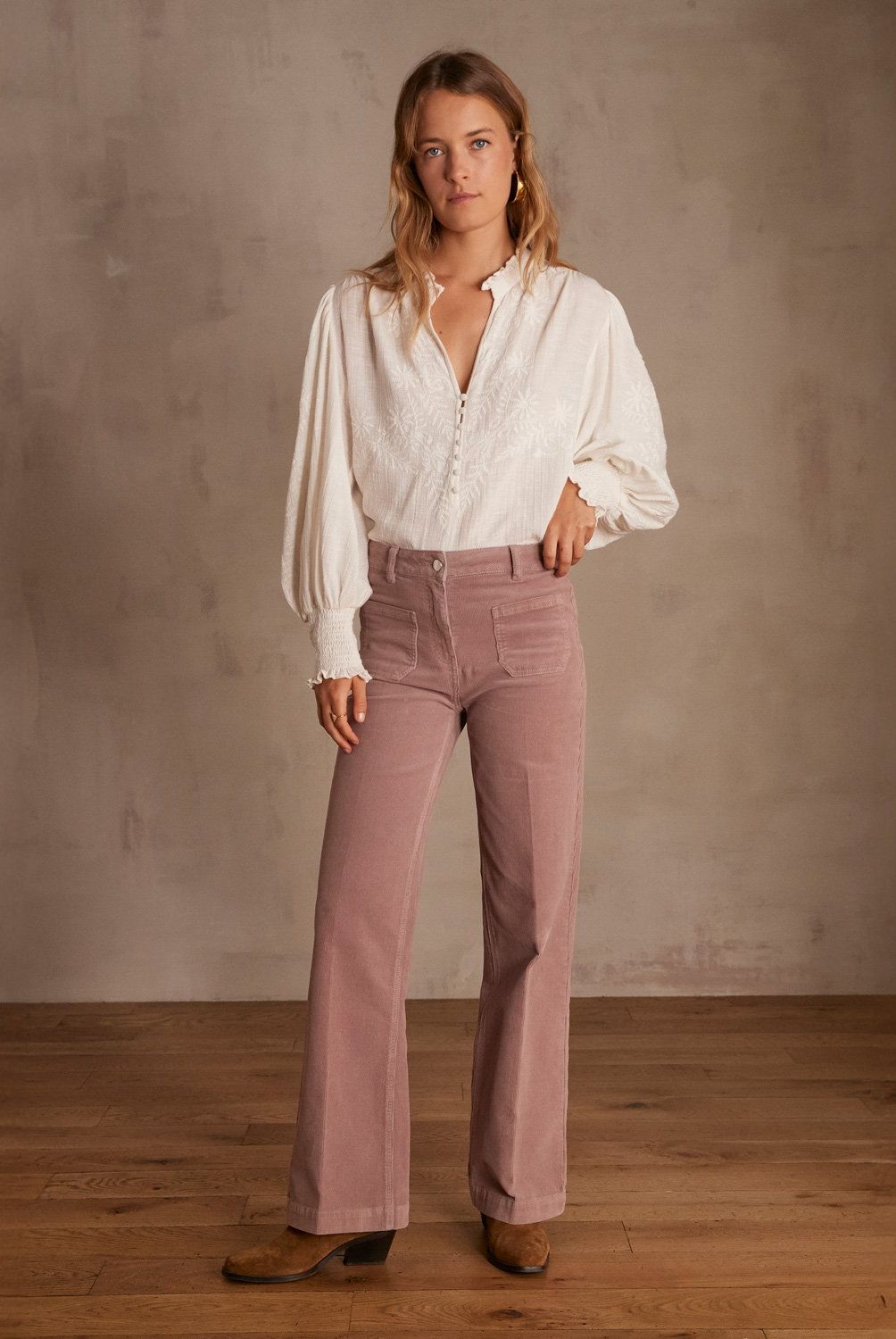 MAISON 123 - Pantalón Algodón Mujer Maison 123