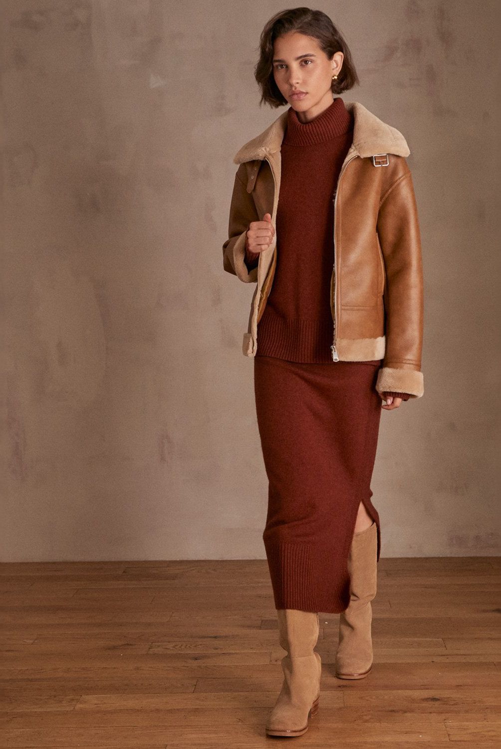 MAISON 123 - Chaqueta Efecto Piel Mujer Maison 123