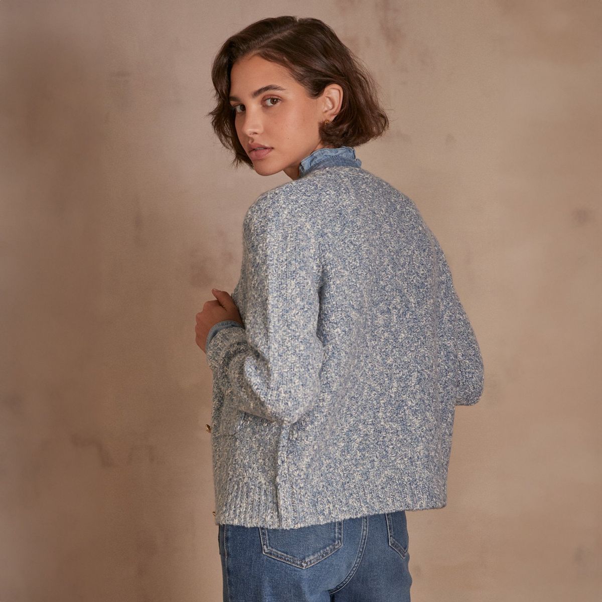 MAISON 123 - Chaleco Botones Mujer Maison 123