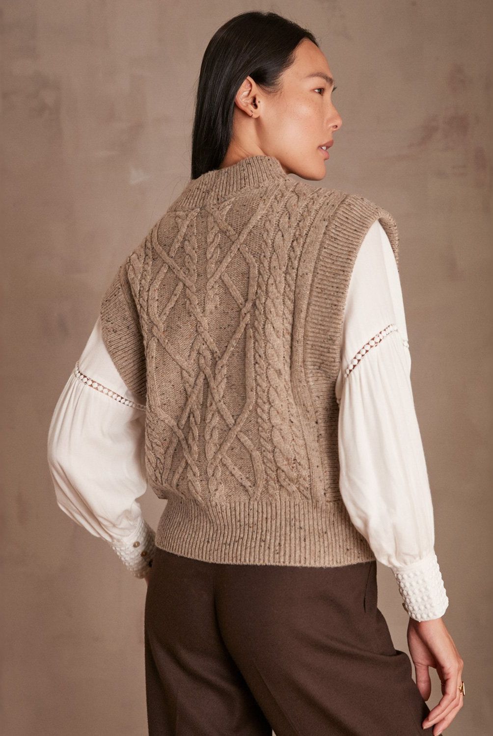 MAISON 123 - Sweater sin Mangas Mujer Maison 123