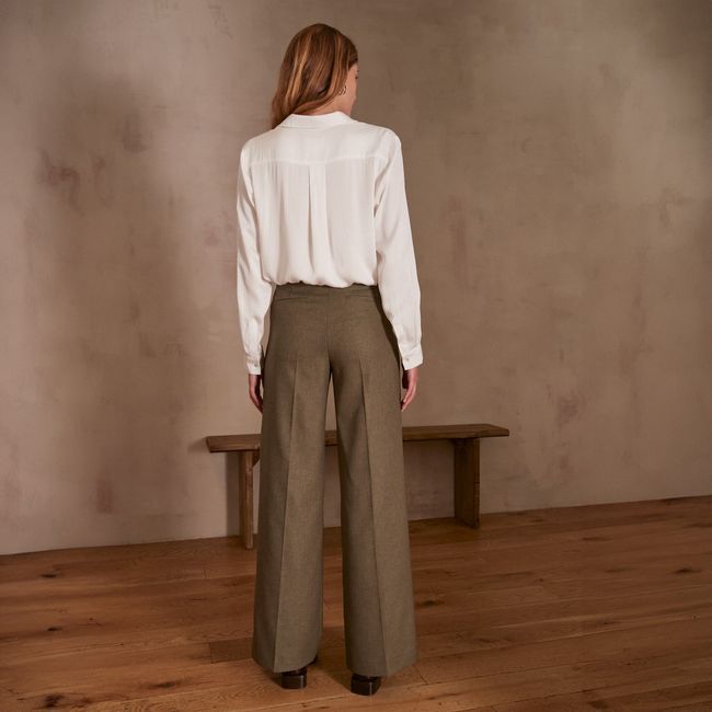 MAISON 123 - Pantalón Ancho Mujer Mujer Maison 123