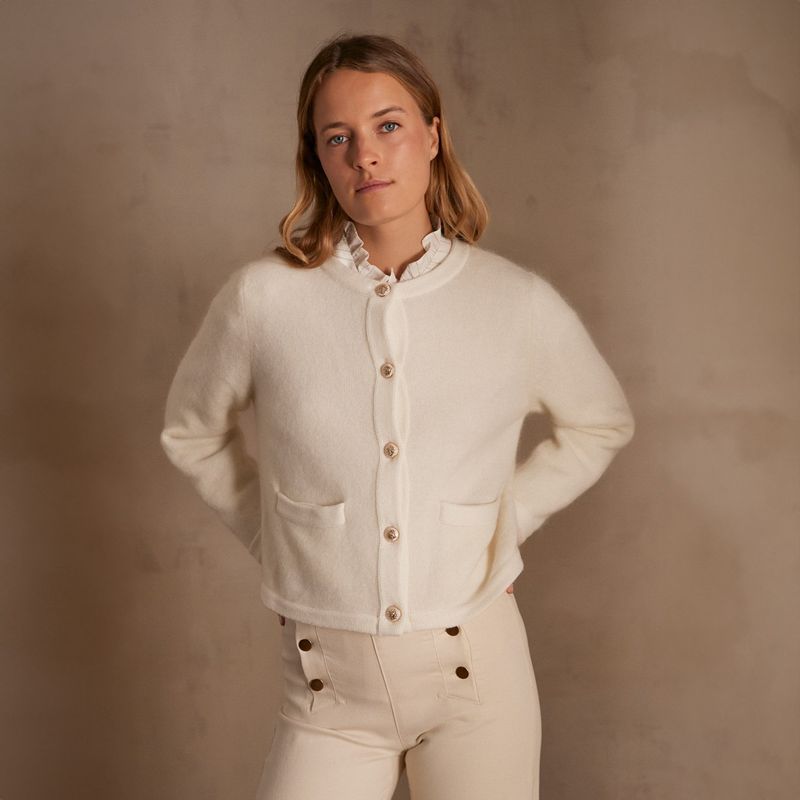 MAISON 123 - Chaleco Botones  Mujer Maison 123