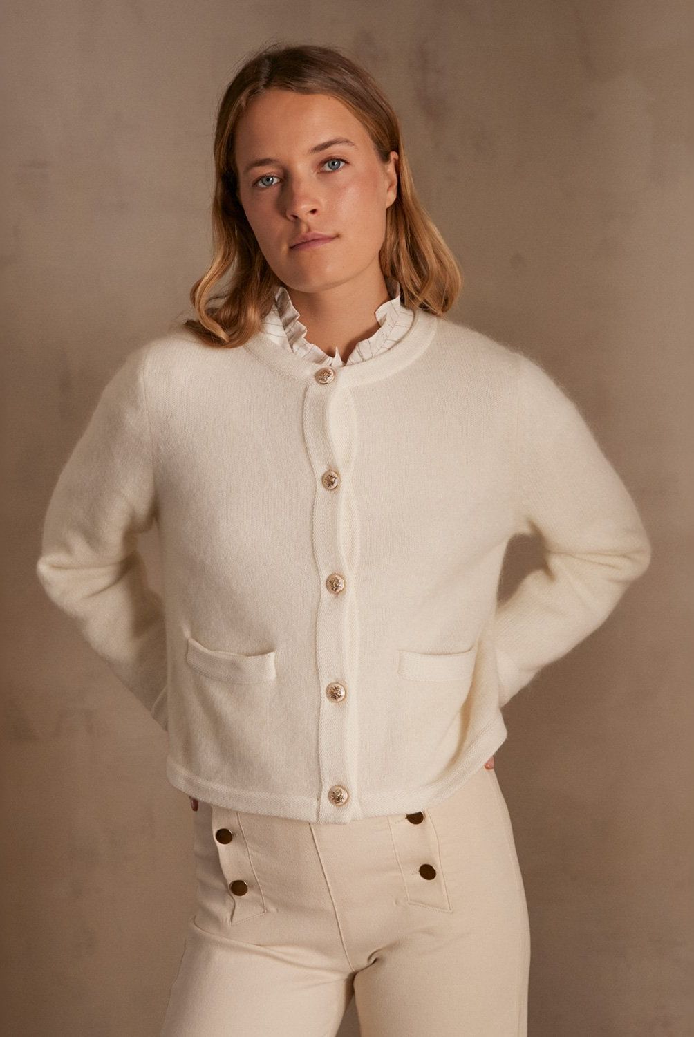 MAISON 123 - Chaleco Botones  Mujer Maison 123