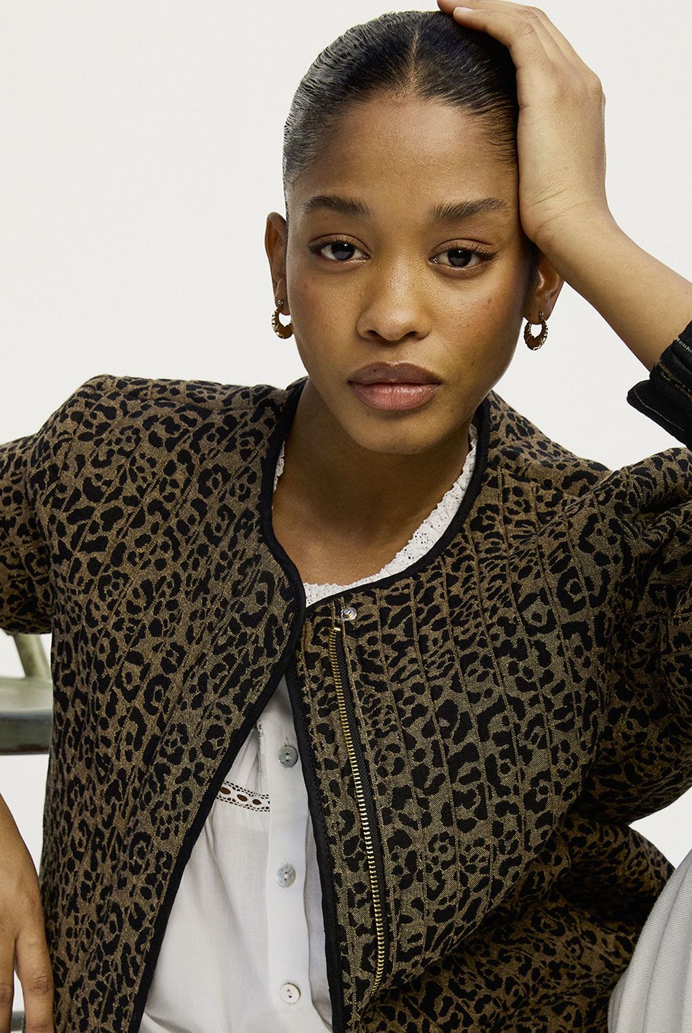 MAISON 123 - Chaqueta Estampado Animal Print Mujer Maison 123