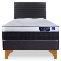 Cama Europea Nexus 1.5 Plaza + Respaldo Modern
