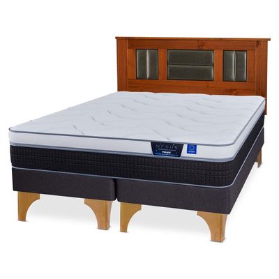 Imagen 2 del producto Cama Europea Nexus 2 Plazas Bd + Respaldo Lorraine