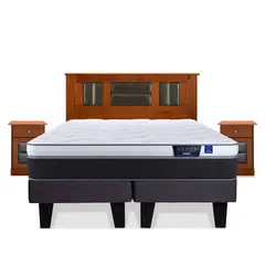 FLEX - Cama Europea Nexus King + Set Lorraine