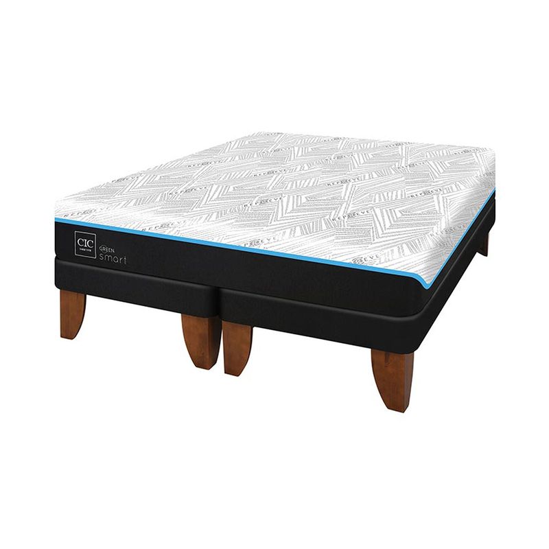 CIC - Cama Europea Green Infinity King X 2.00Mt Base Dividida Cic