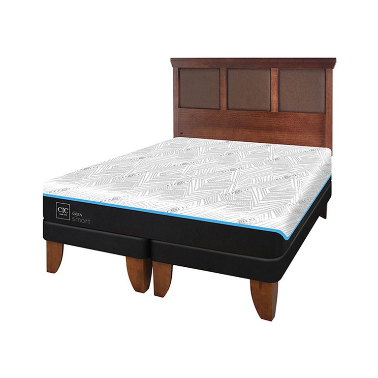 Cama Europea Green King + Respaldo