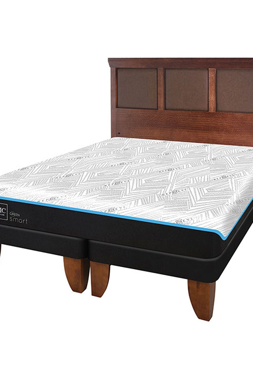 CIC - Cama Europea Green King + Respaldo Cic