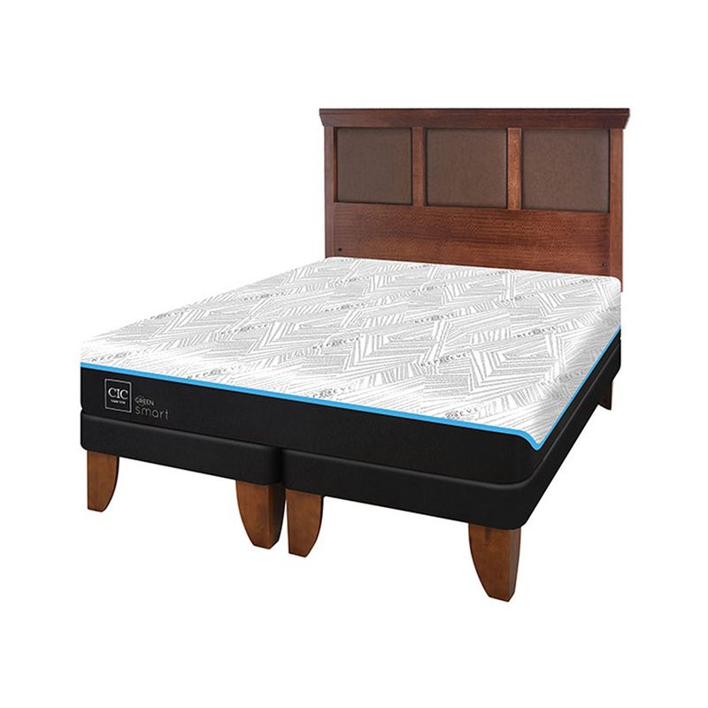 CIC - Cama Europea Green King + Respaldo Cic