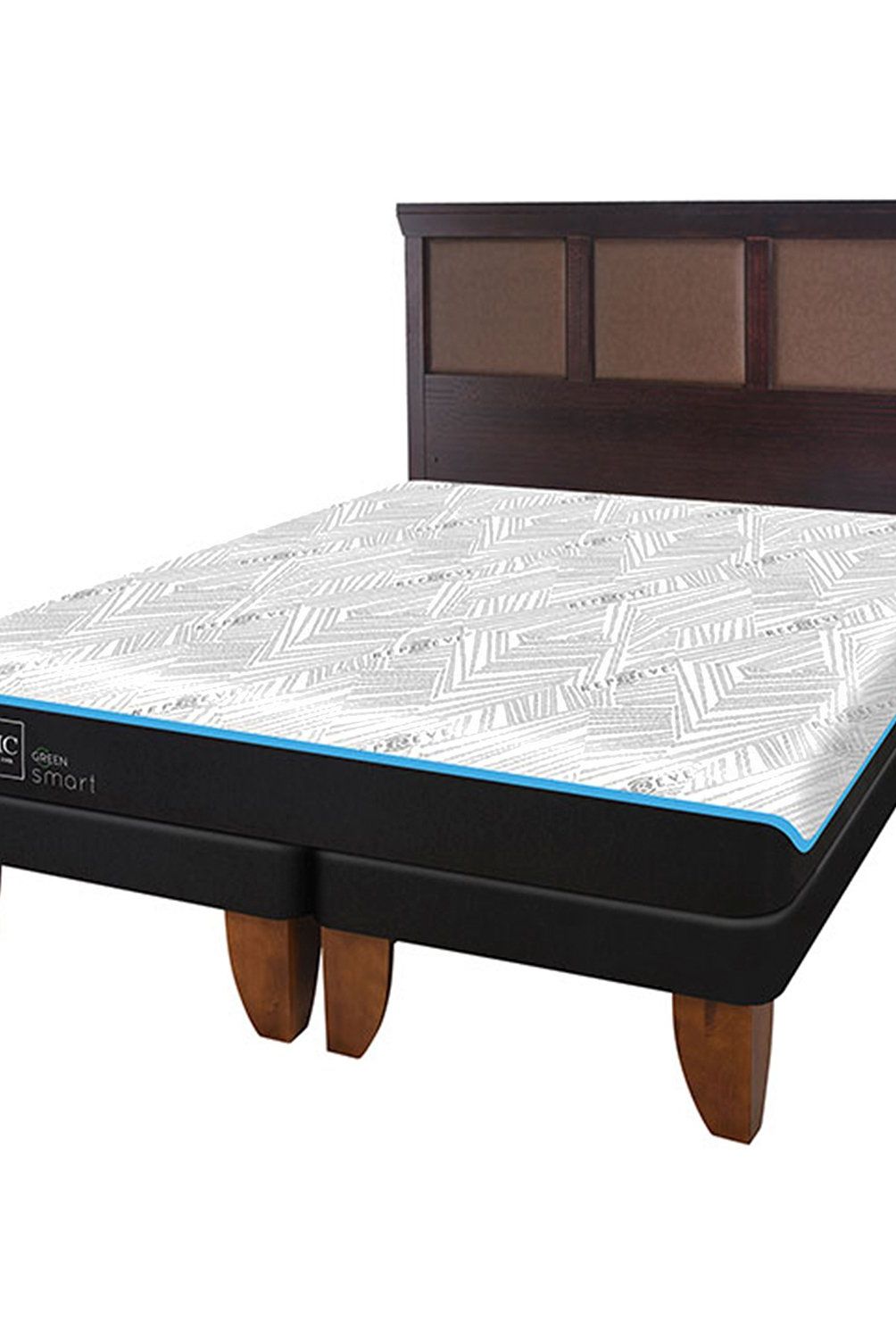 CIC - Cama Europea Green King + Respaldo Cic