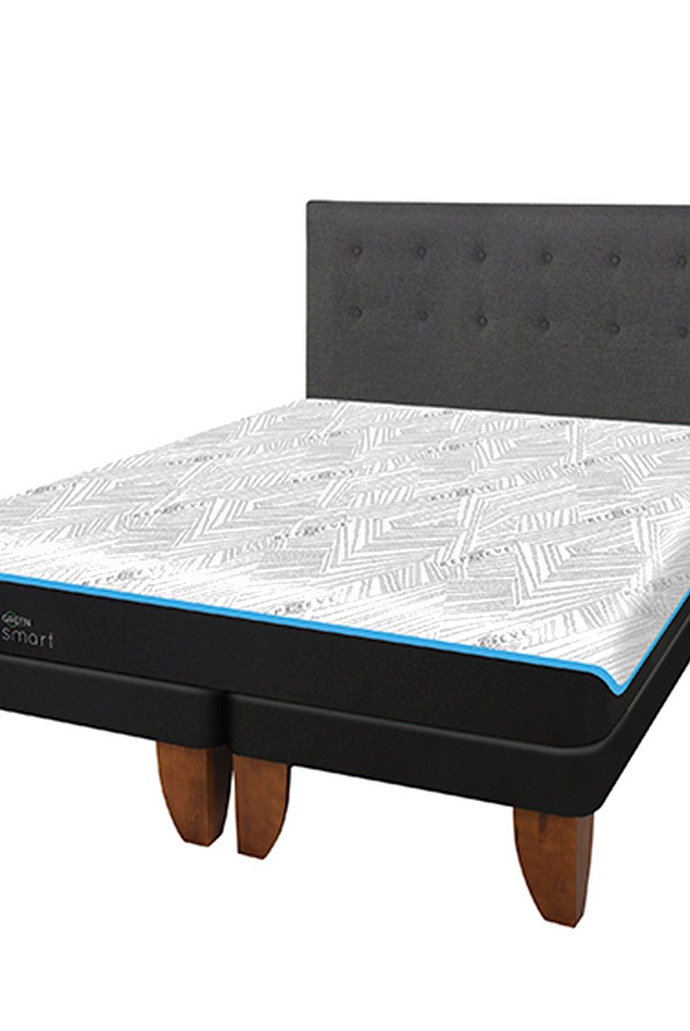CIC - Cama Europea Green King + Respaldo Cic