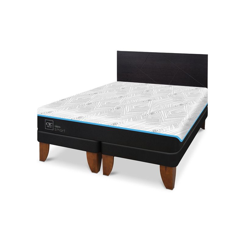 CIC - Cama Europea Green King + Respaldo Cic