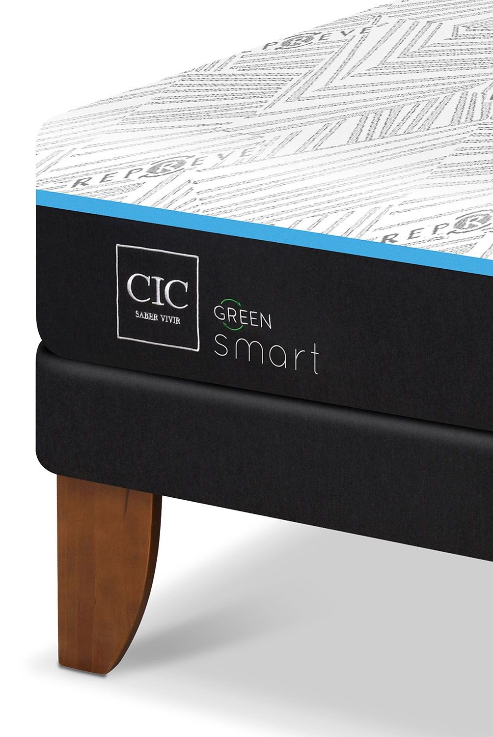 CIC - Cama Europea Green King + Respaldo Cic