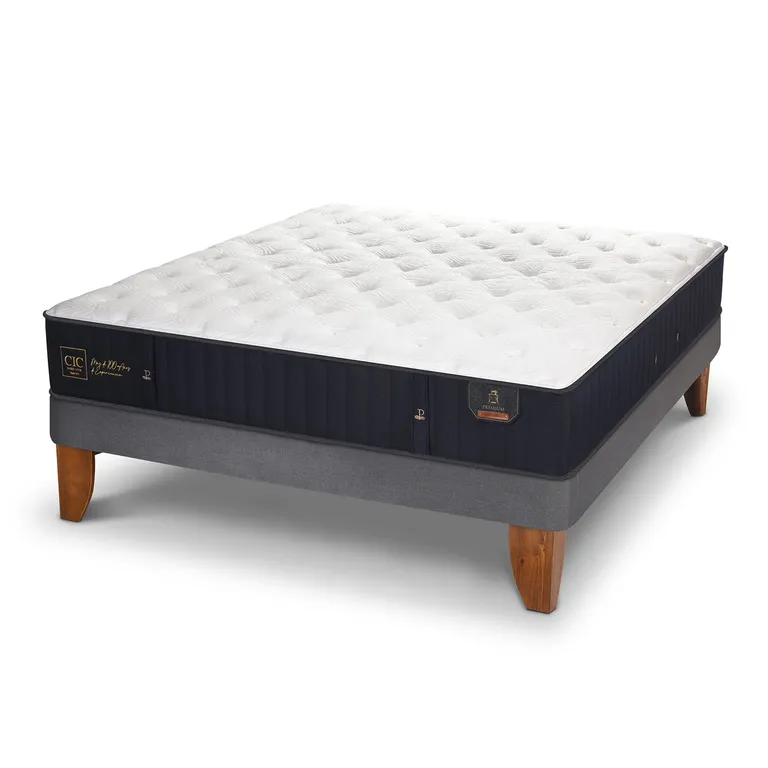 CIC Cama Europea Premium Full X 2.00Mt Base Normal