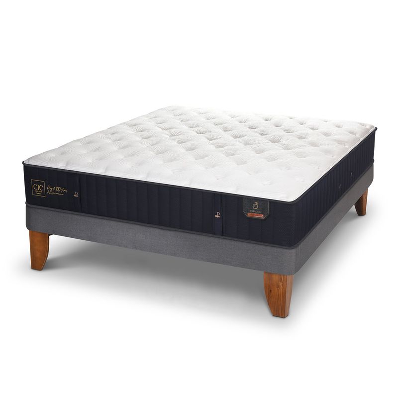 CIC - Cama Europea Premium Full X 2.00Mt Base Normal Cic