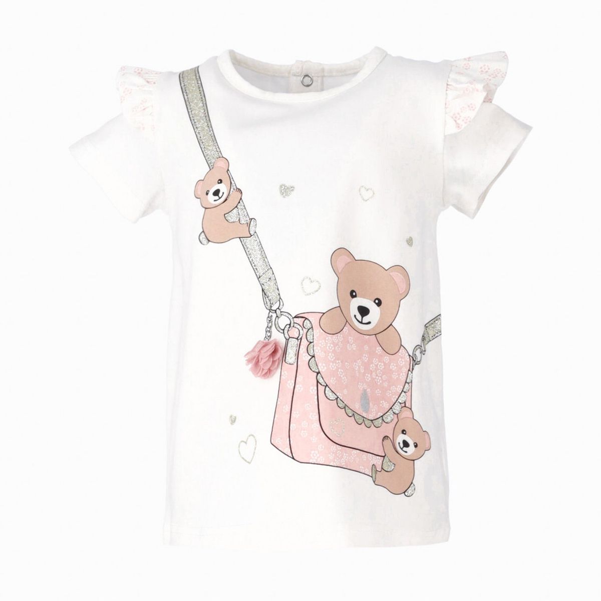 LIMONADA - Polera Algodón Manga Corta Bebé Niña Limonada