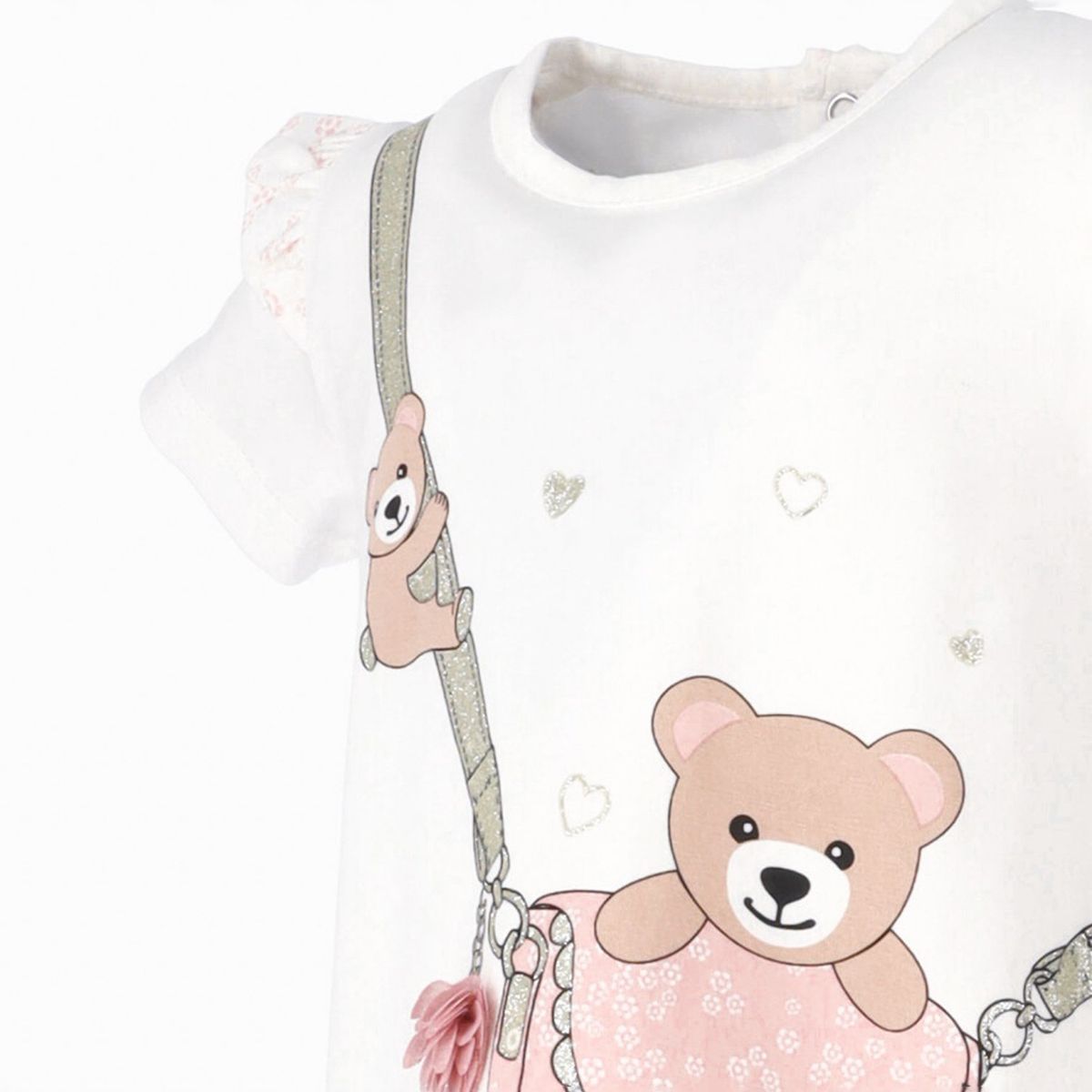 LIMONADA - Polera Algodón Manga Corta Bebé Niña Limonada