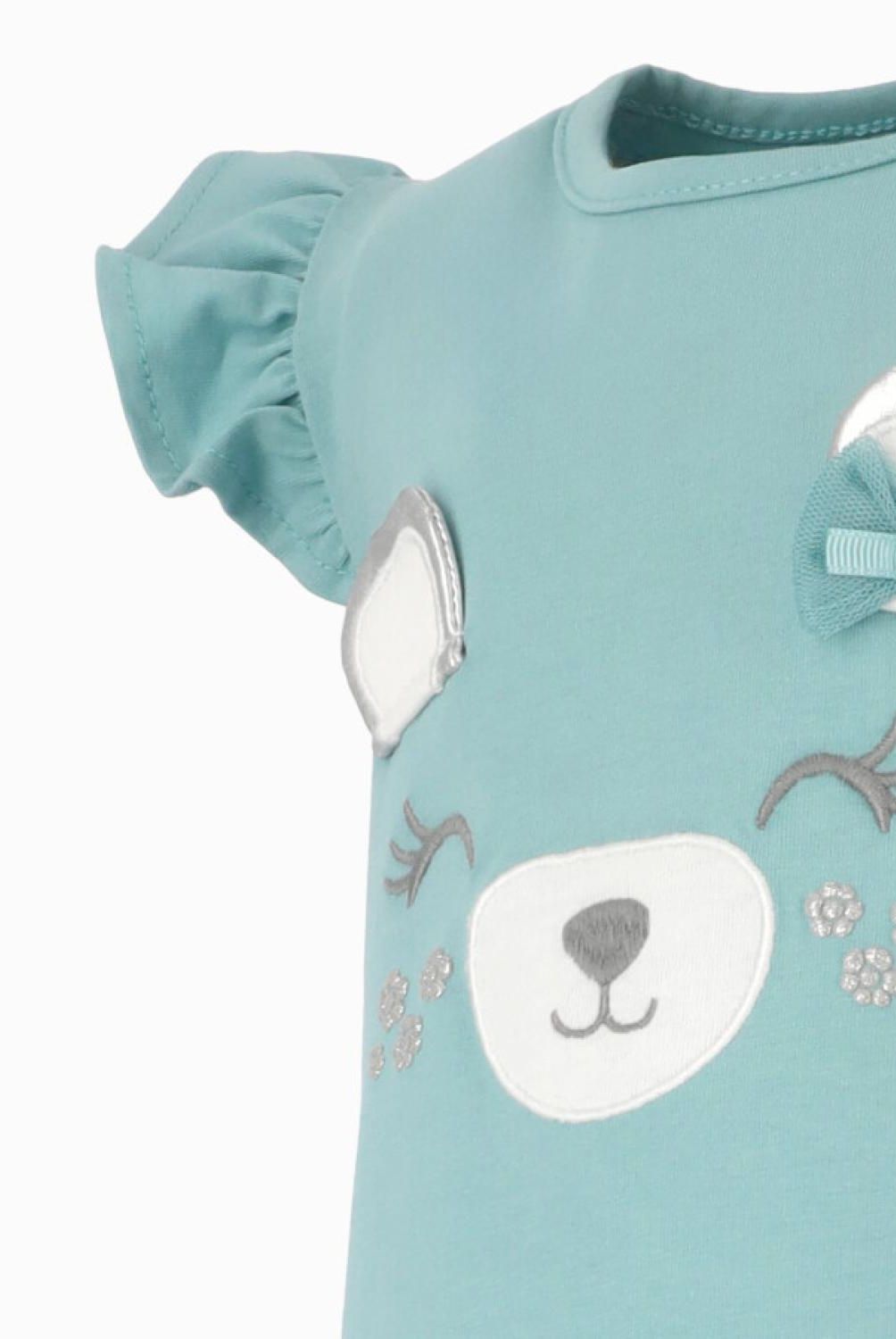LIMONADA - Polera Algodón Manga Corta Bebé Niña Limonada