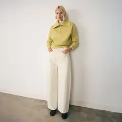 MANGO - Sweater Cuello Cremallera Mujer