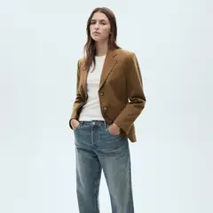 MANGO - Blazer Lyocell Bolsillos Mujer