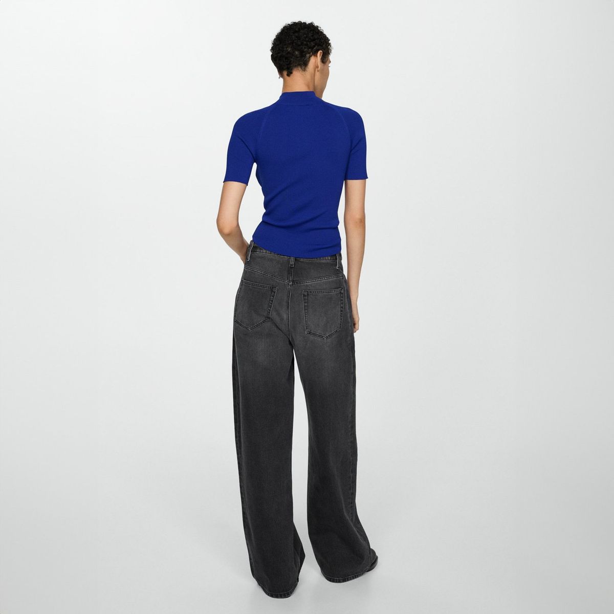 MANGO - Jeans Balloon Tiro Alto Mujer Mango