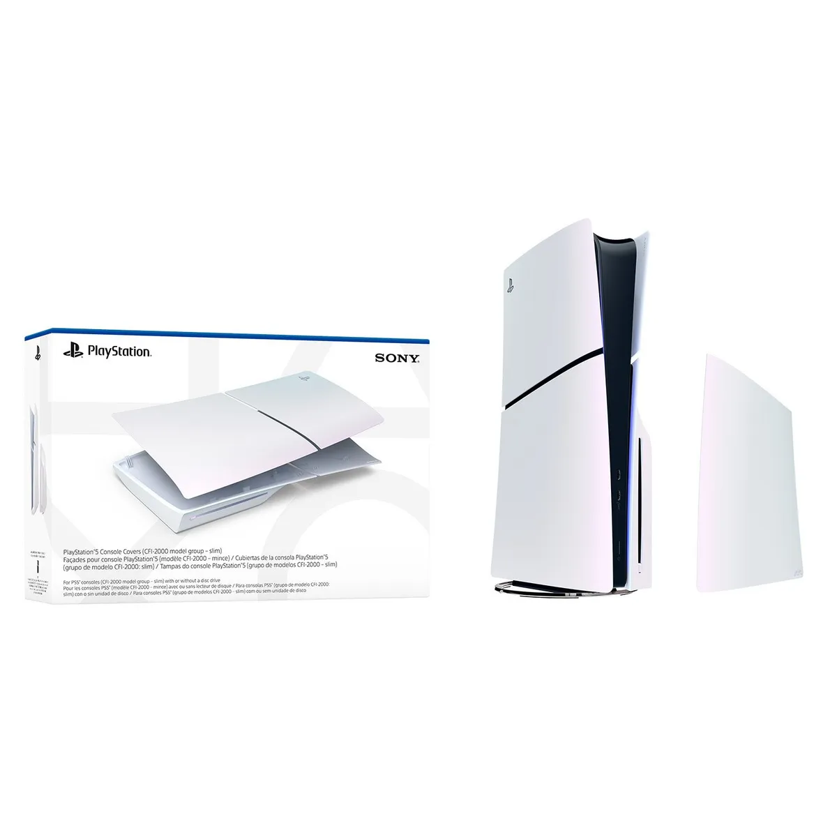 PLAYSTATION - Cover PS5 Slim Chroma Pearl Playstation