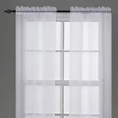 DORAL - Juego Velo Pasador Dolly 145X220 Cm Blanco