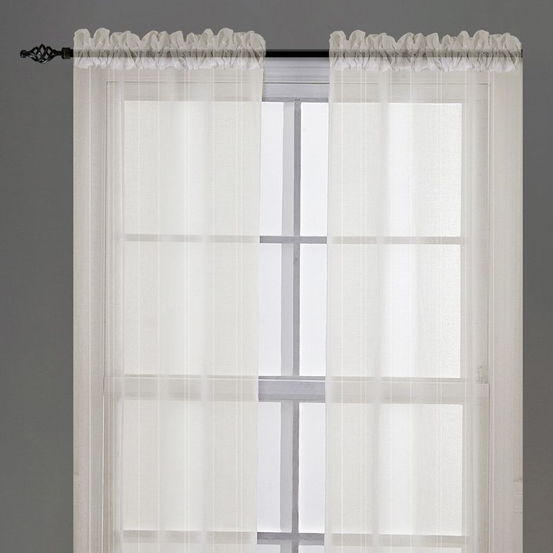 DORAL - Juego Velo Pasador Dolly 145X220 Cm Crudo Doral