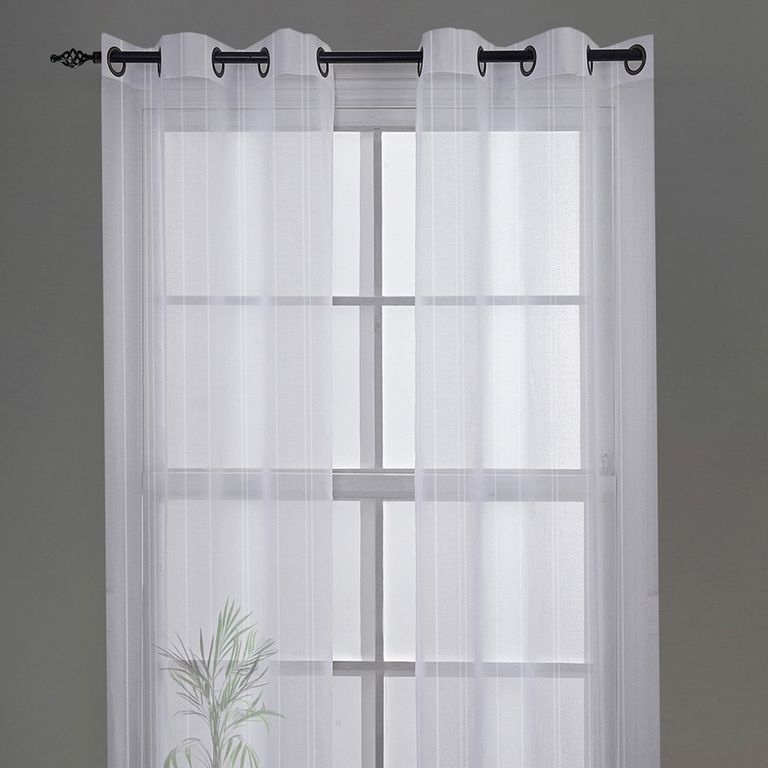 DORAL Juego Velo Argolla Dolly 145X220 Cm Blanco