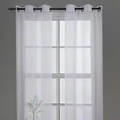 DORAL - Juego Velo Argolla Dolly 145X220 Cm Blanco