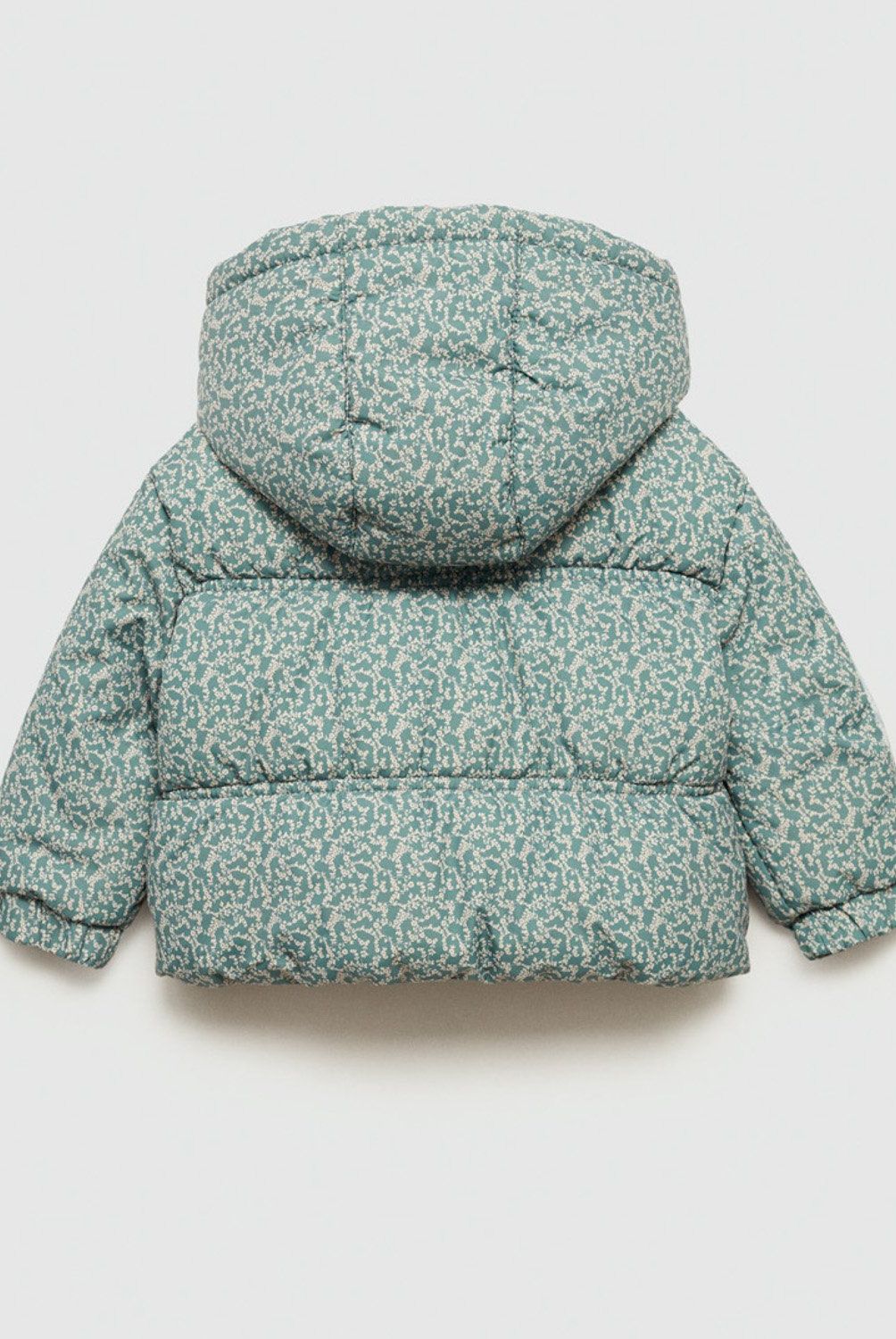 MANGO KIDS - Parka Acolchado Estampado Floral Bebé niña Mango Kids