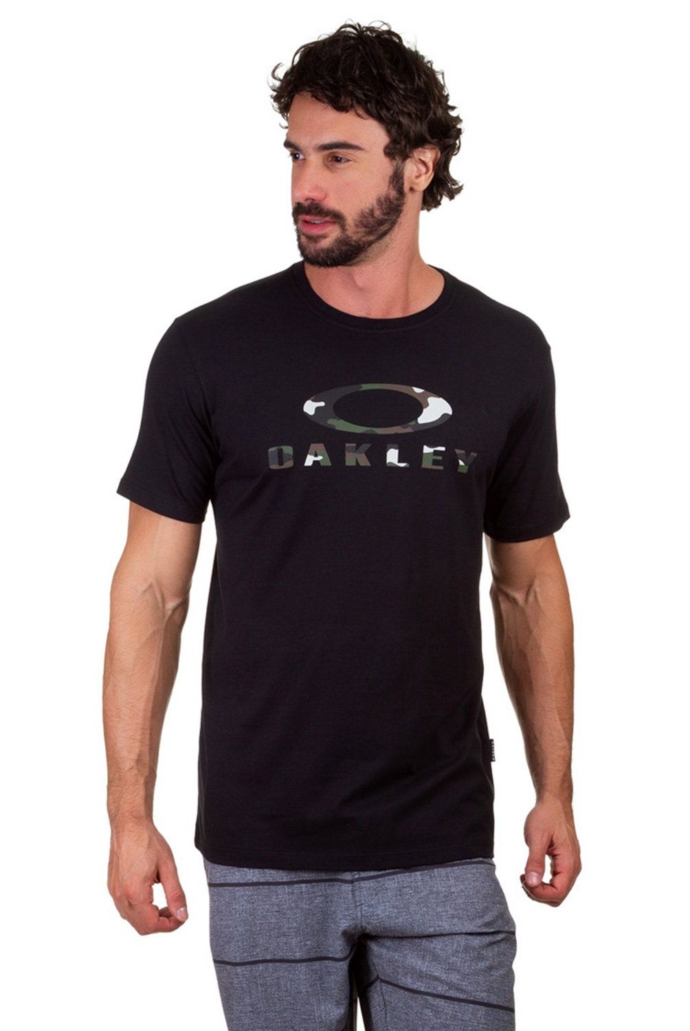 OAKLEY - Polera Manga Corta Algodón Regular Fit Hombre Oakley
