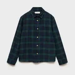 MANGO KIDS - Camisa Algodón Cuadros Niño