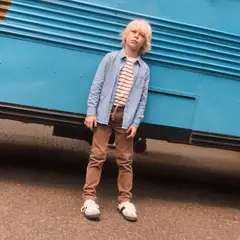 MANGO KIDS - Pantalón Pana Cintura Elástica Niño