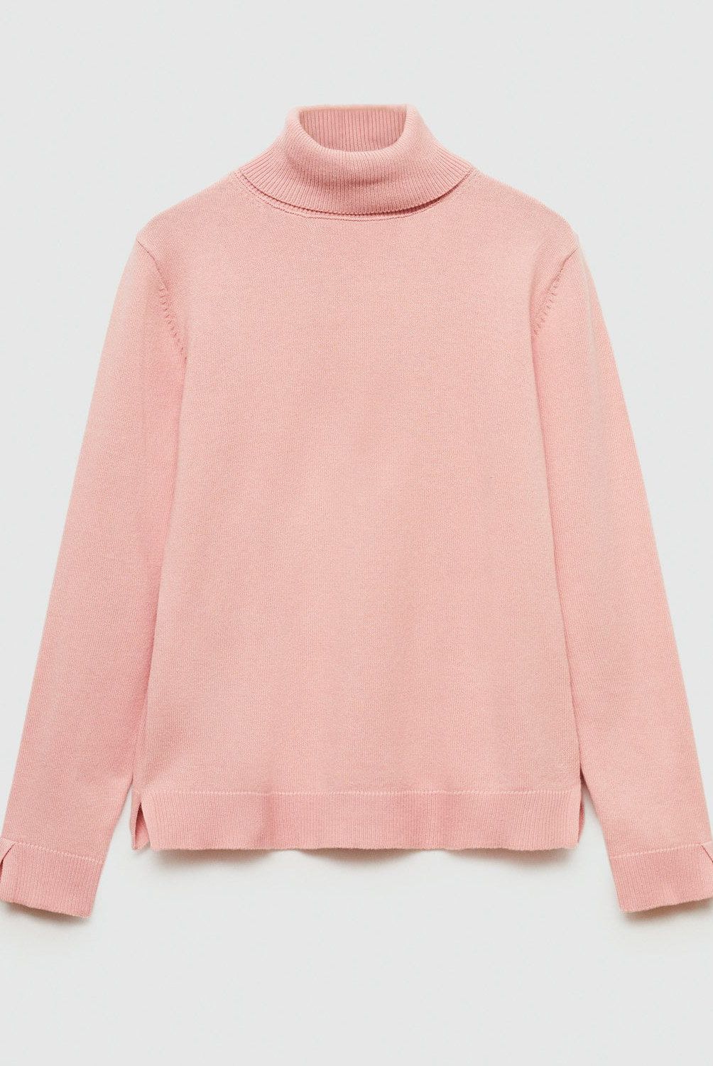 MANGO KIDS - Sweater Punto Cuello Vuelto Niña Mango Kids