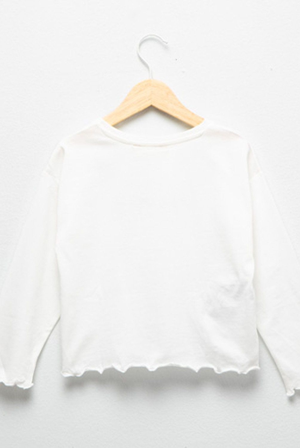 MANGO KIDS - Polera Algodón Detalle Bordado Niña Mango Kids