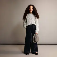 MANGO KIDS - Pantalón Pana Cintura Elástica Niña