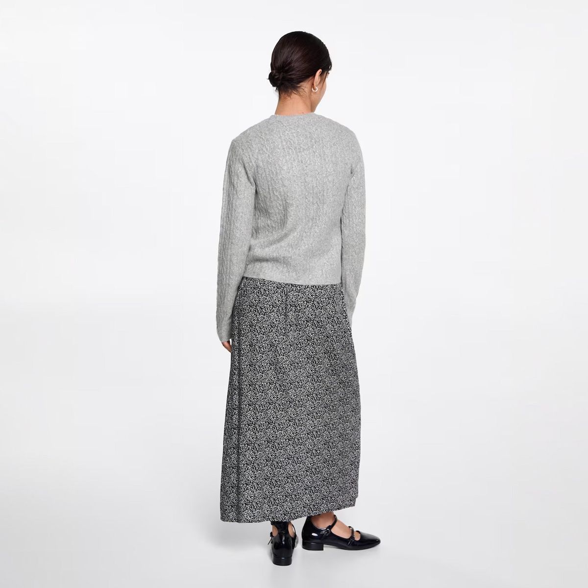 MANGO TEEN - Sweater Punto Trenzado Mujer Mango Teen