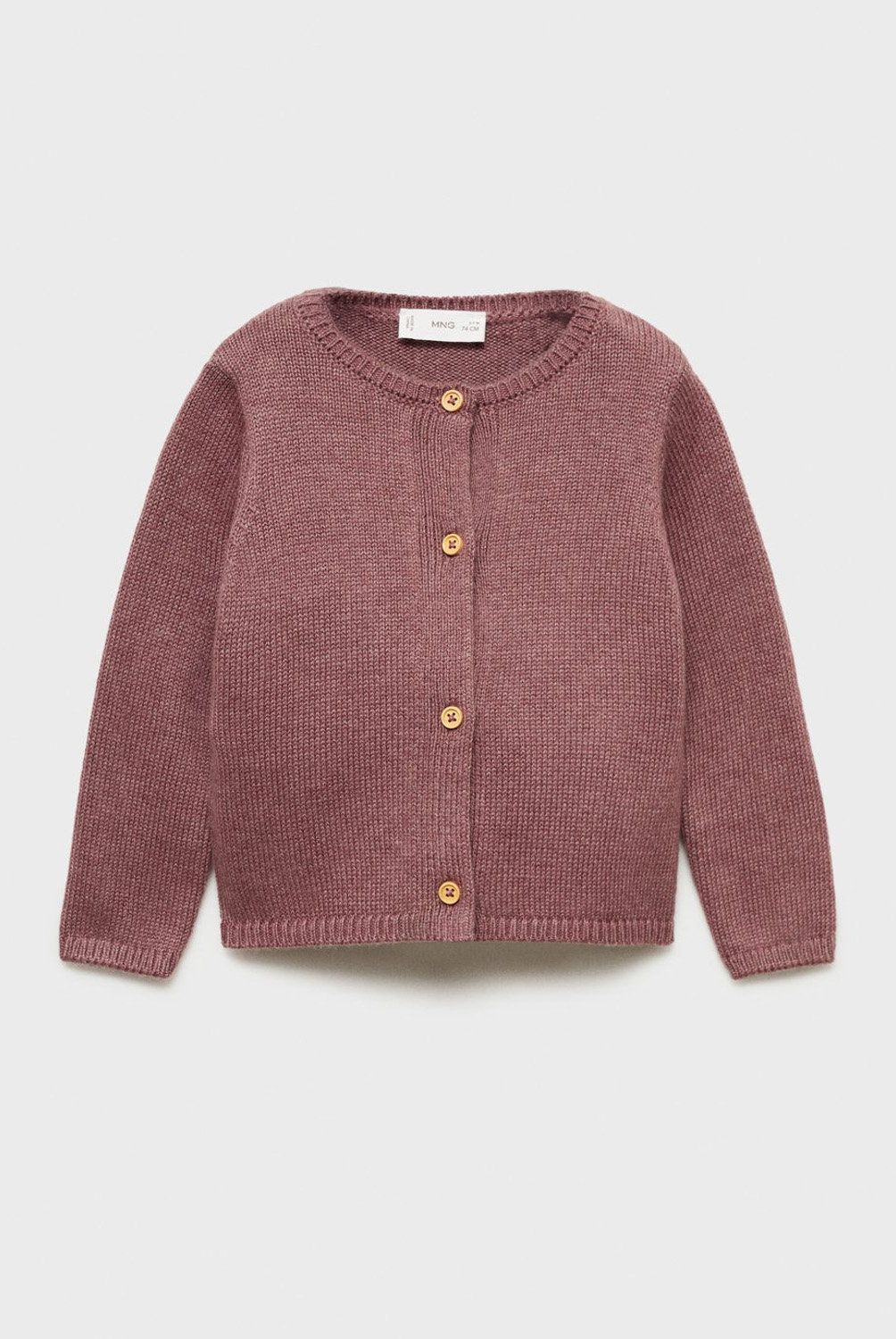 MANGO KIDS - Cárdigan Punto Botones Unisex Bebé Mango Kids