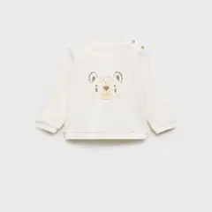 MANGO KIDS - Polerón Estampada Oso Unisex Bebé