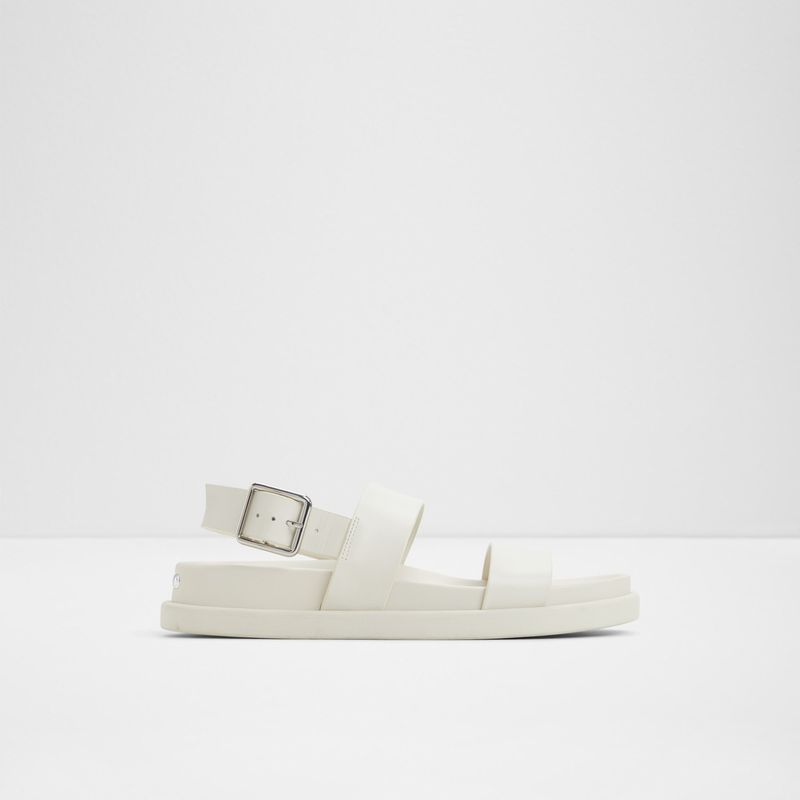 ALDO - Laroisean Sandalia Mujer Cuero Blanco Aldo